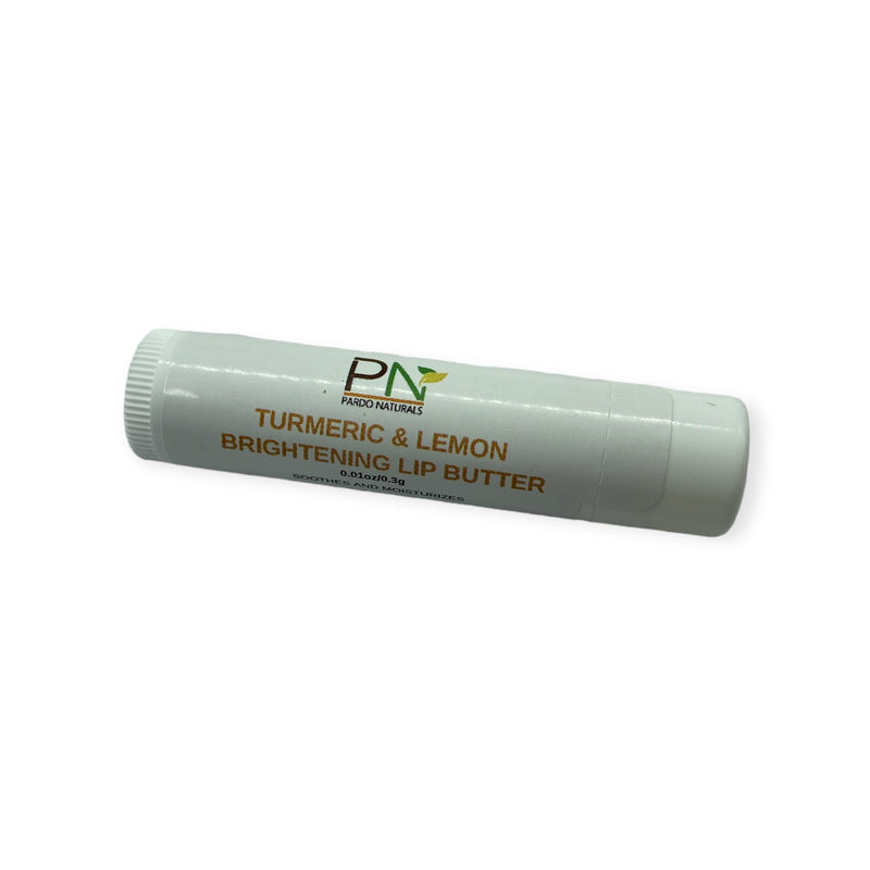 Brightening lip balm with turmeric, lemon and Kojic acid – PARDO NATURALS