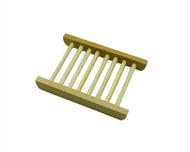Natural wooden soap dish