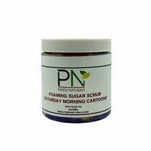 Foaming sugar scrub